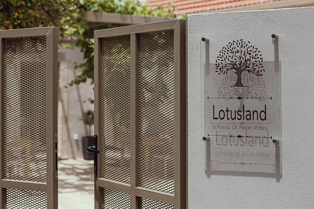 Vila Lotusland, A Relaxing House At Amari Rethymno Agia Fotini  Exteriér fotografie